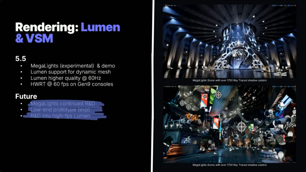 Unreal Engine 5.6 Features: Lumen and VSM